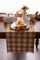 Heavyweight Fringed Check Tabletop Collection, Table Runner, 14x72, Pumpkin Spice